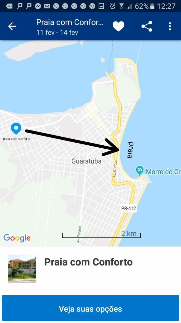 Praia com Conforto Guaratuba Exterior foto